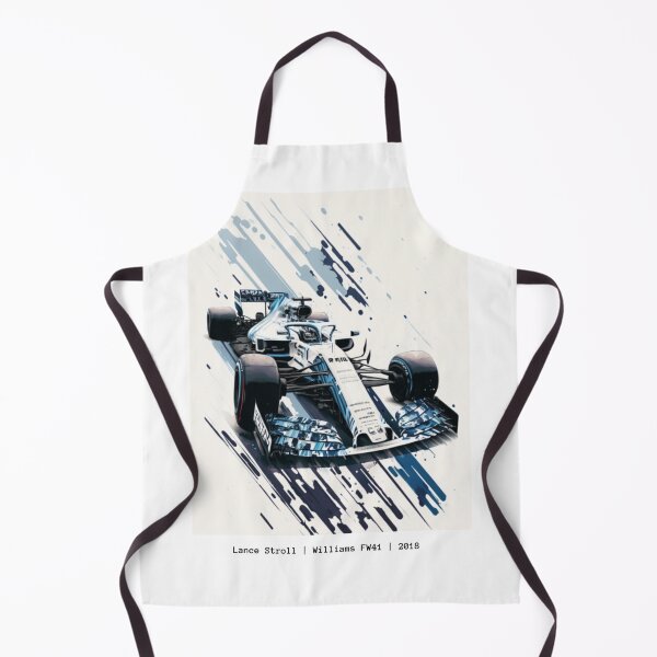 Item preview, Lance Stroll 2018 Williams FW41 F1 Watercolour Painting Print designed and sold by PicTechNowArt.