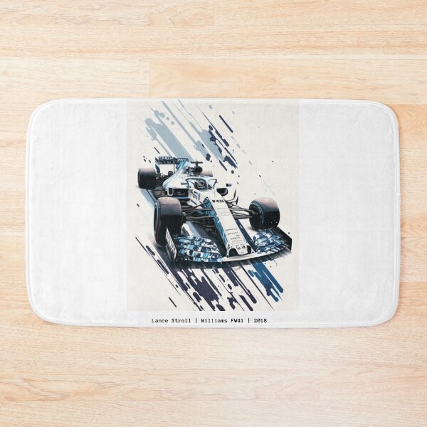 Item preview, Lance Stroll 2018 Williams FW41 F1 Watercolour Painting Print designed and sold by PicTechNowArt.