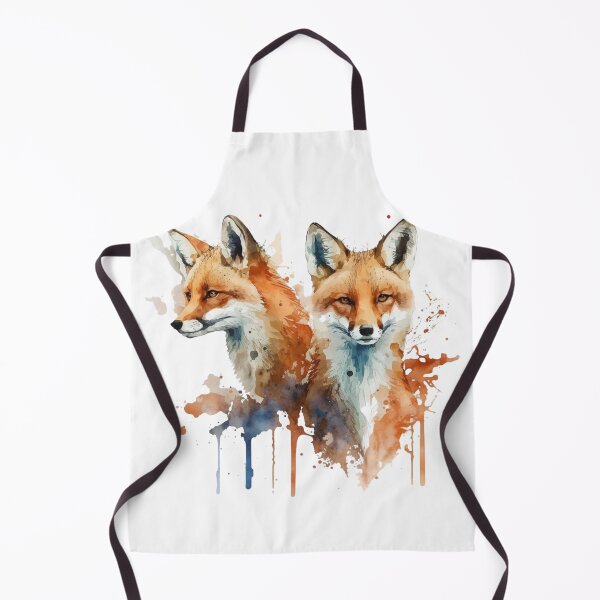 Item preview, Watercolor Foxes designed and sold by SaikoDesigns.
