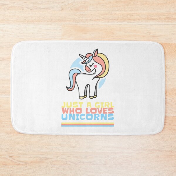 Item preview, Just A Girl Who Loves Unicorns designed and sold by Harmonick-Tees.