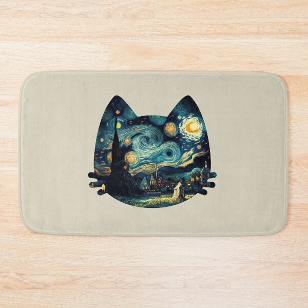 Item preview, gato van gogh designed and sold by Vangoholic.