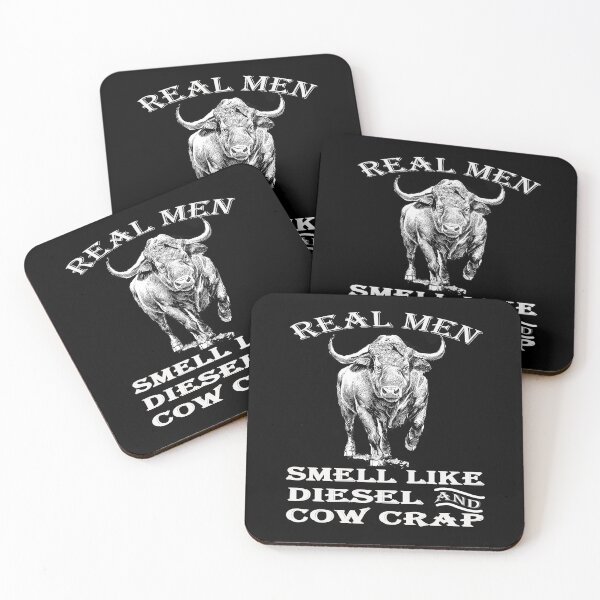 Item preview, REAL MEN SMELL LIKE DIESEL AND COW CRAP  designed and sold by david parry.