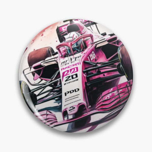 Item preview, Sergio Perez 2018 Force India F1 Watercolour Painting Print designed and sold by PicTechNowArt.