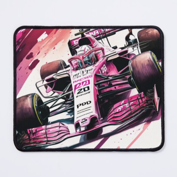 Item preview, Sergio Perez 2018 Force India F1 Watercolour Painting Print designed and sold by PicTechNowArt.