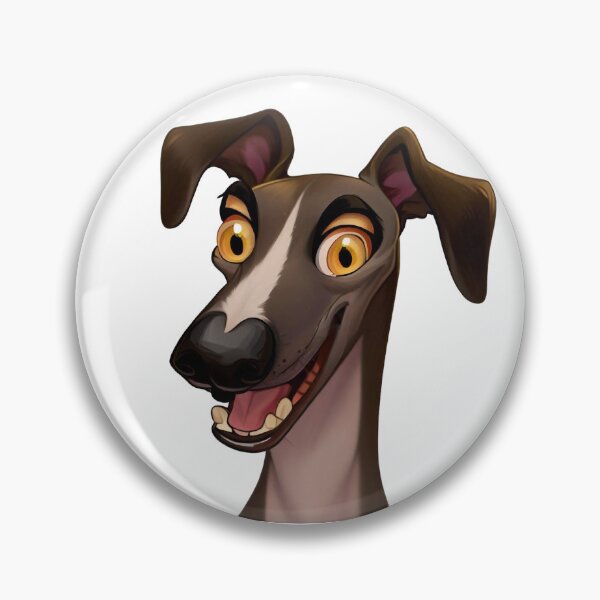 Artikelvorschau, Lächelnder Galgo Español – ein fröhliches Kunstwerk im Cartoon-Stil entworfen und verkauft von NinosDelViento.