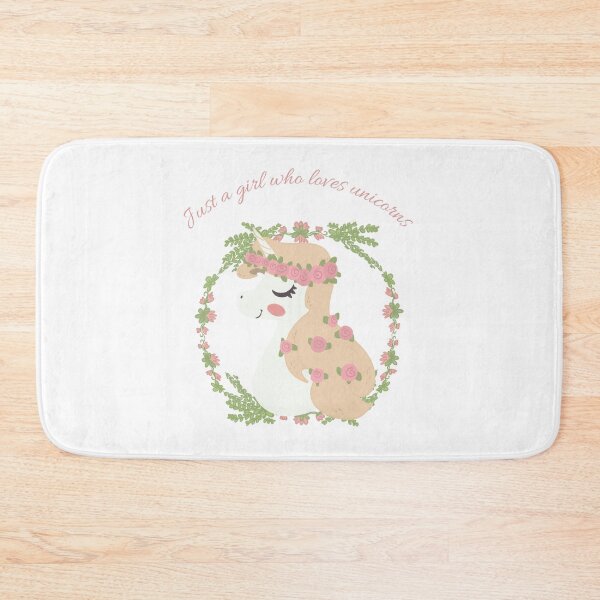 Item preview, Just A Girl Who Loves Unicorns designed and sold by Harmonick-Tees.