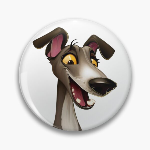 Item preview, Cute Galgo Español - A Joyful Cartoon Style Artwork designed and sold by NinosDelViento.