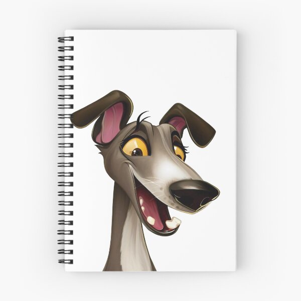 Item preview, Cute Galgo Español - A Joyful Cartoon Style Artwork designed and sold by NinosDelViento.