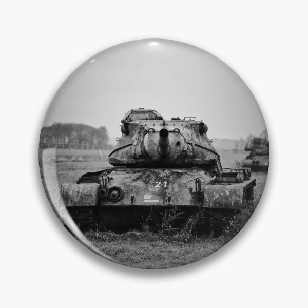 Item preview, Old tank on a field designed and sold by Ruhrpottpicture.