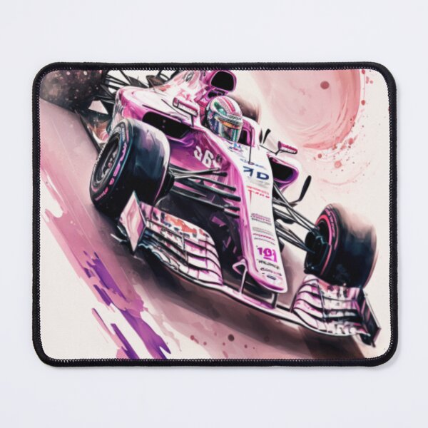 Item preview, Sergio Perez 2018 Force India F1 Watercolour Painting Print designed and sold by PicTechNowArt.