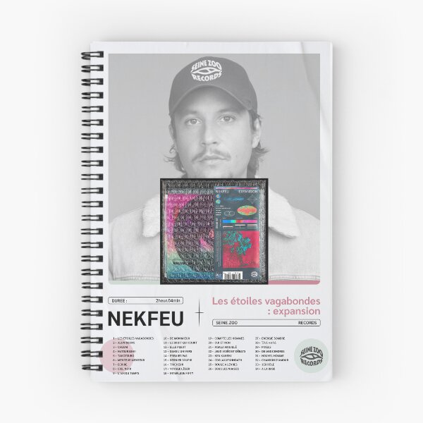 Aperçu de l'œuvre NEKFEU • LES ETOILES VAGABONDES • RAP FR créée et vendue par Flbw grph.