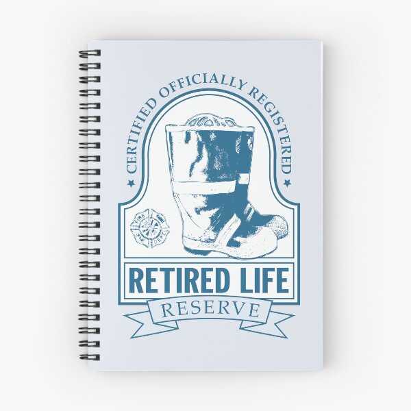 Item preview, Vintage Retired Life Firefighter Gift Idea for retiring fireman loves funny slang sayings and quotes designed and sold by Thinline Fire Police EMS.