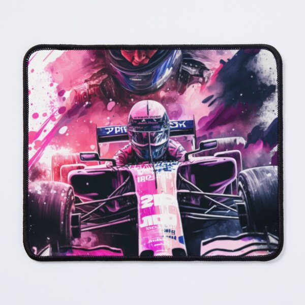Item preview, Sergio Perez 2018 Force India F1 Watercolour Painting Print designed and sold by PicTechNowArt.