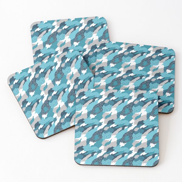 Item preview, Abstract Pop Pattern Blue and White designed and sold by Blue-Banana.