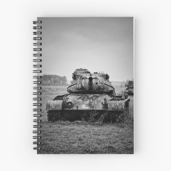 Item preview, Old tank on a field designed and sold by Ruhrpottpicture.