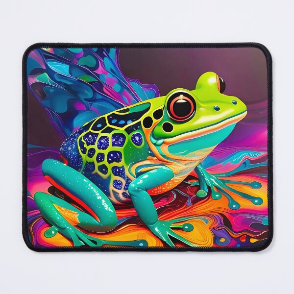 Item preview, Psychedelic Frog Digital Artwork designed and sold by davidelder.