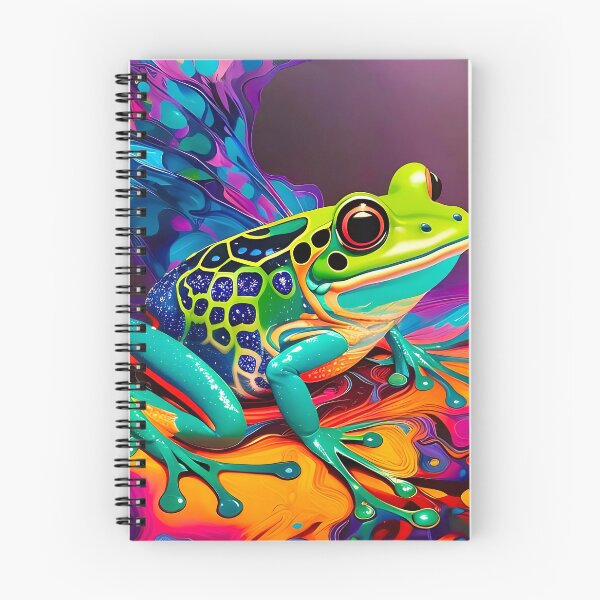 Item preview, Psychedelic Frog Digital Artwork designed and sold by davidelder.