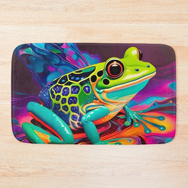 Item preview, Psychedelic Frog Digital Artwork designed and sold by davidelder.