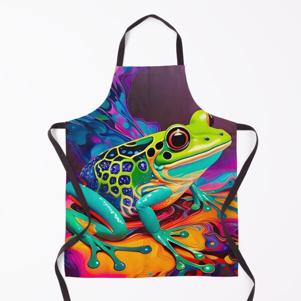 Item preview, Psychedelic Frog Digital Artwork designed and sold by davidelder.