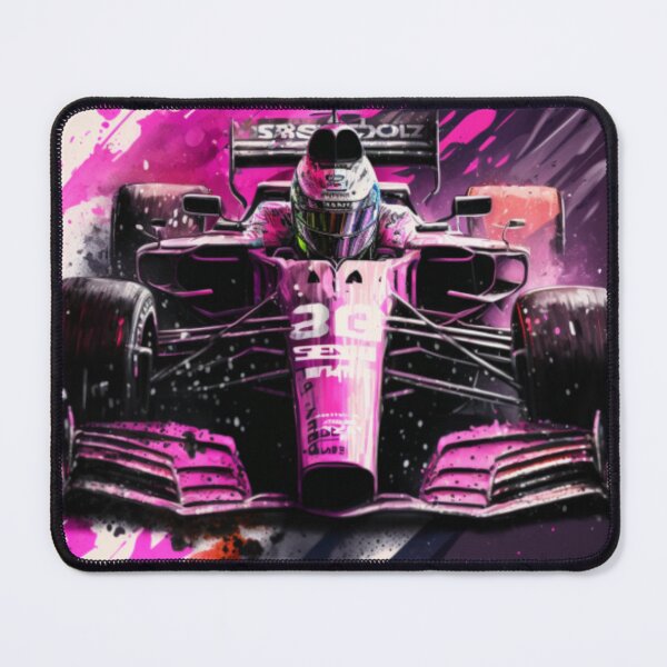 Item preview, Sergio Perez 2018 Force India F1 Watercolour Painting Print designed and sold by PicTechNowArt.