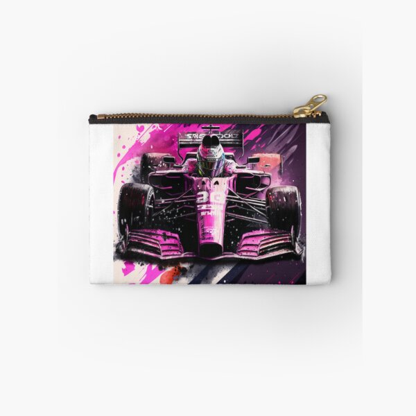 Item preview, Sergio Perez 2018 Force India F1 Watercolour Painting Print designed and sold by PicTechNowArt.