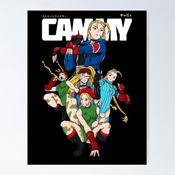 Super Rare CAPCOM Street Fighter II Poster Cammy Ver. Grand Master Challenge