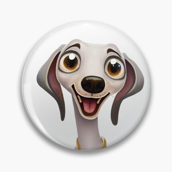 Item preview, Joyful Whippet - A cute Cartoon Style Artwork designed and sold by NinosDelViento.