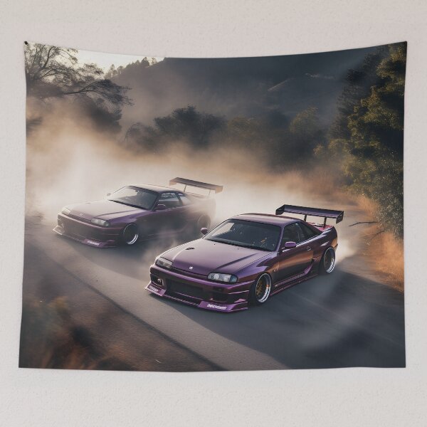 Item preview, The Drift Twins designed and sold by EpicWallArts.
