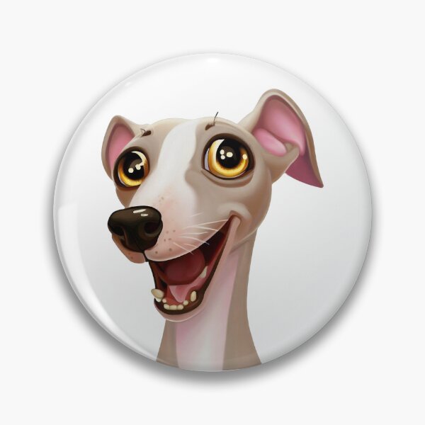 Item preview, Funny  Whippet - A cute Cartoon Style Artwork designed and sold by NinosDelViento.