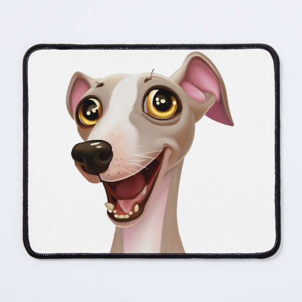 Item preview, Funny  Whippet - A cute Cartoon Style Artwork designed and sold by NinosDelViento.