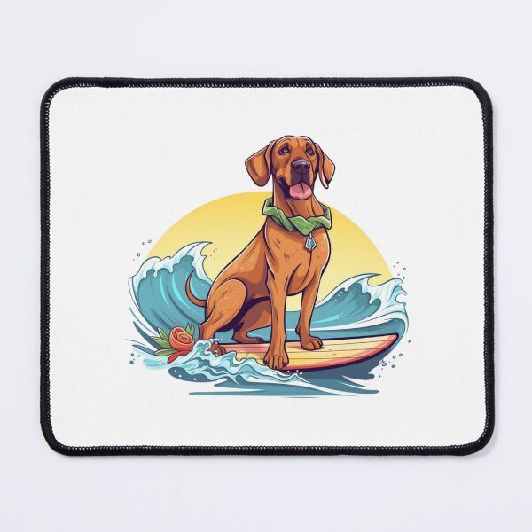 Item preview, Surfer Dog - Rhodesian Ridgeback designed and sold by HitsTheWaves.
