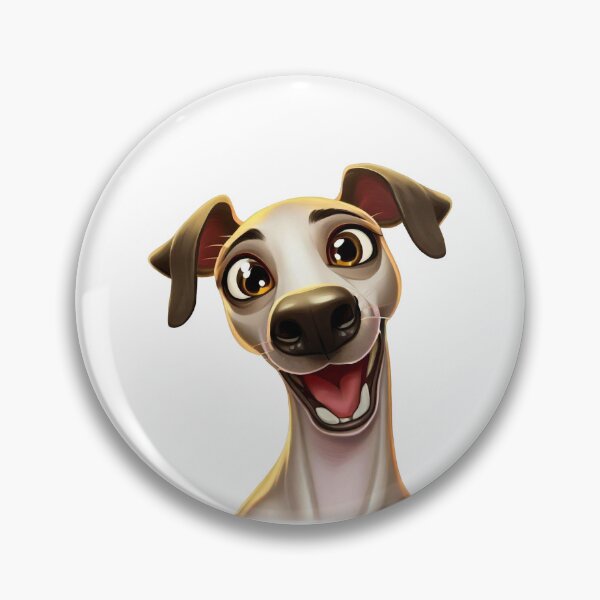 Item preview, Adorable Whippet - A cute Cartoon Style Artwork designed and sold by NinosDelViento.