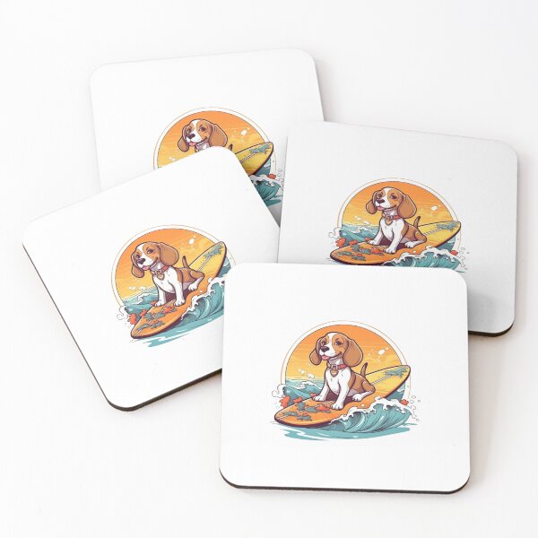 Item preview, Surfer Dog: Beagle designed and sold by HitsTheWaves.
