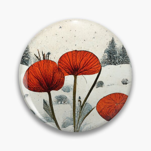 Item preview, The first poppyseed flowers in the last snowfall / Mille papaveri rossi designed and sold by pocomoto illustrations.