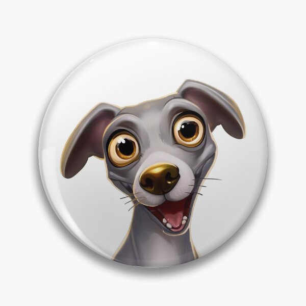 Item preview, Adorable Whippet - A Beautiful Cartoon Style Artwork designed and sold by NinosDelViento.