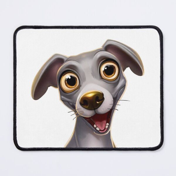 Item preview, Adorable Whippet - A Beautiful Cartoon Style Artwork designed and sold by NinosDelViento.
