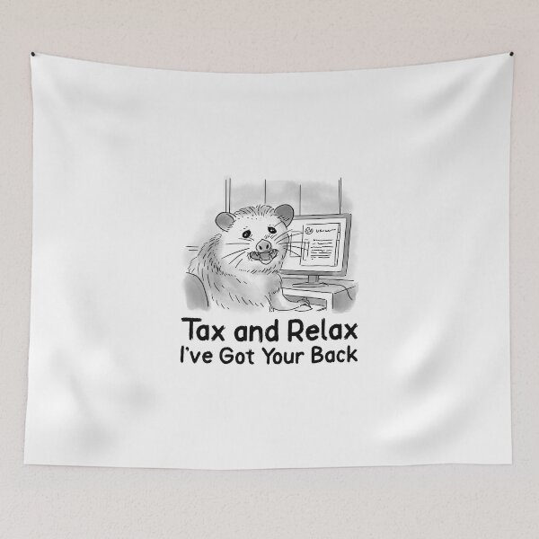 Item preview, Personal Accountant - Tax and Relax - I've Got Your Back designed and sold by ElLocoMus.