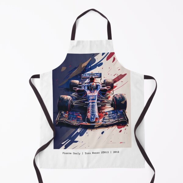 Item preview, Pierre Gasly 2018 Toro Rosso STR13 F1 Watercolour Painting Print designed and sold by PicTechNowArt.