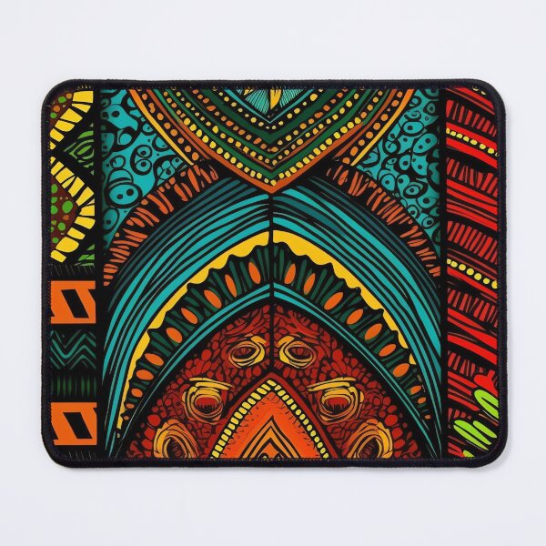 Item preview, Bold African Pattern Wax Print Ethnic Ornaments I designed and sold by Bebichic.
