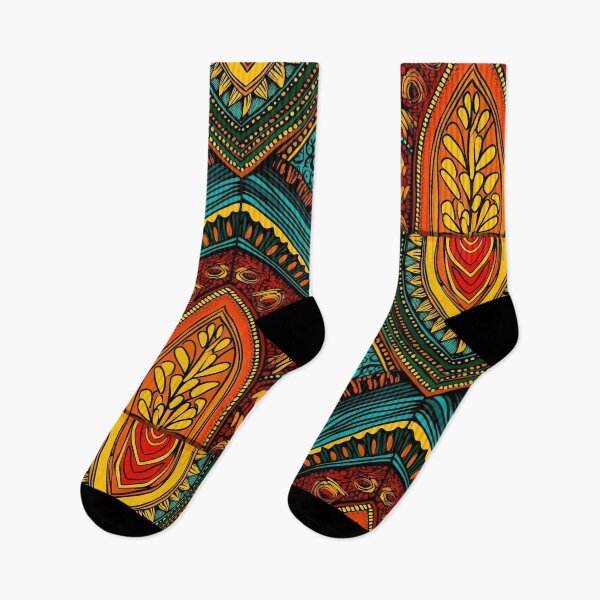 Item preview, Bold African Pattern Wax Print Ethnic Ornaments I designed and sold by Bebichic.