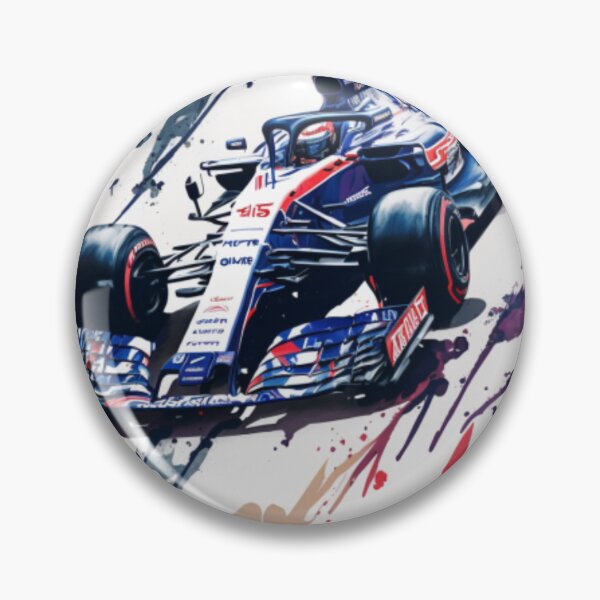 Item preview, Pierre Gasly 2018 Toro Rosso STR13 F1 Watercolour Painting Print designed and sold by PicTechNowArt.