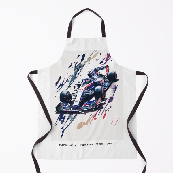 Item preview, Pierre Gasly 2018 Toro Rosso STR13 F1 Watercolour Painting Print designed and sold by PicTechNowArt.