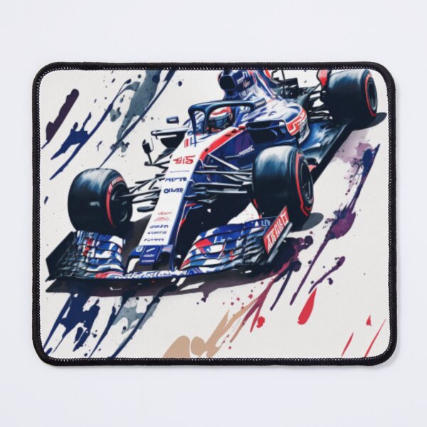 Item preview, Pierre Gasly 2018 Toro Rosso STR13 F1 Watercolour Painting Print designed and sold by PicTechNowArt.
