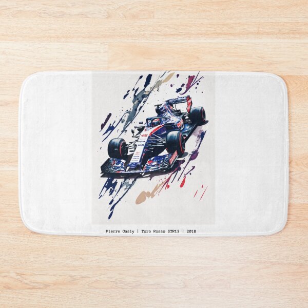 Item preview, Pierre Gasly 2018 Toro Rosso STR13 F1 Watercolour Painting Print designed and sold by PicTechNowArt.