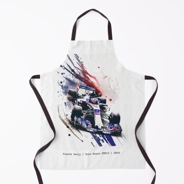 Item preview, Pierre Gasly 2018 Toro Rosso STR13 F1 Watercolour Painting Print designed and sold by PicTechNowArt.
