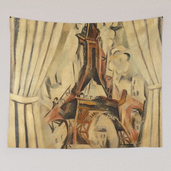 Item preview, View Over the Eiffel Tower by Robert Delaunay designed and sold by tomorrowsart.