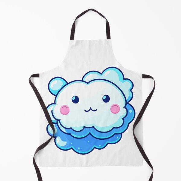 Item preview, Adorable Kawaii Blue Cloud designed and sold by Akioos.