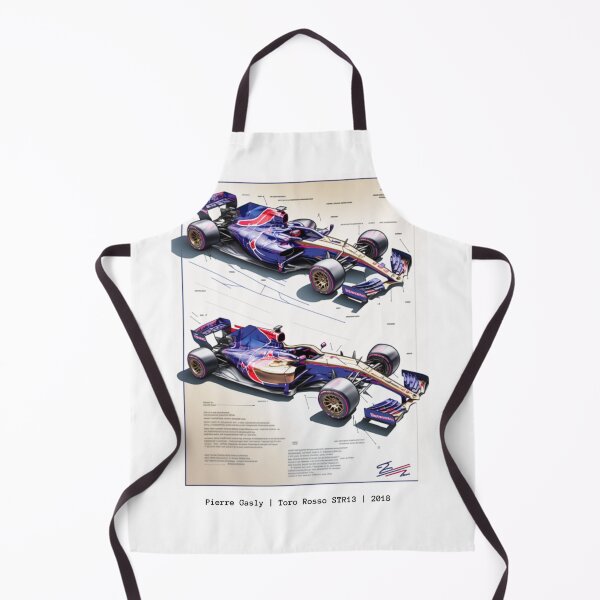 Item preview, Pierre Gasly 2018 Toro Rosso STR13 F1 Racing Poster Retro Print designed and sold by PicTechNowArt.