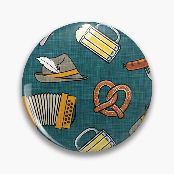 Item preview, Oktoberfest - dark teal designed and sold by littlearrow.
