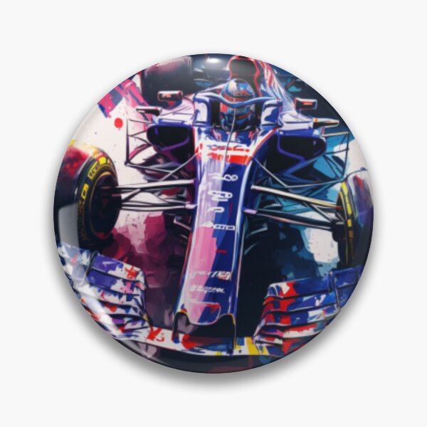 Item preview, Pierre Gasly 2018 Toro Rosso STR13 F1 Watercolour Painting Print designed and sold by PicTechNowArt.